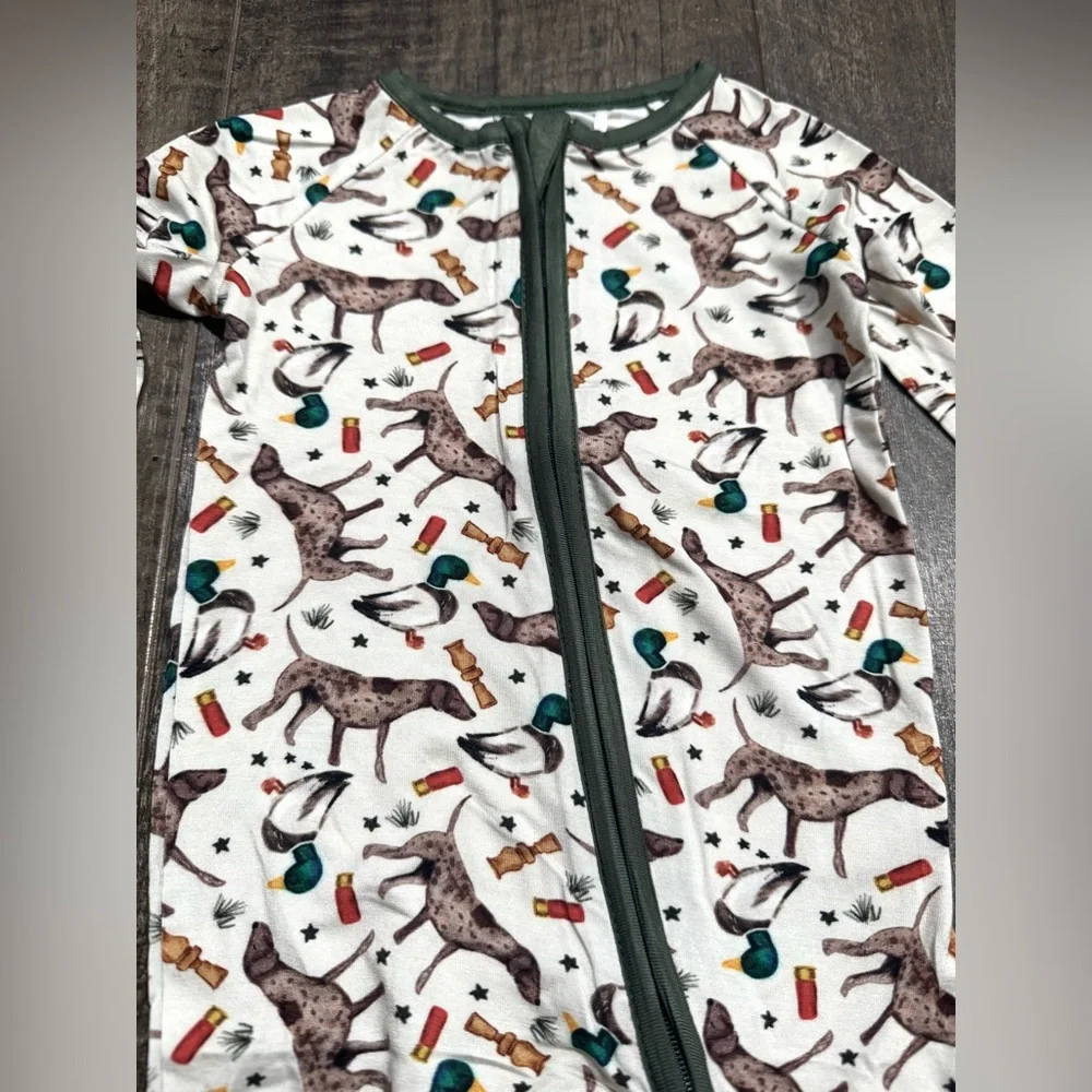 Bamboo Duck Hunt Print Zippy Sleeper 6-12m